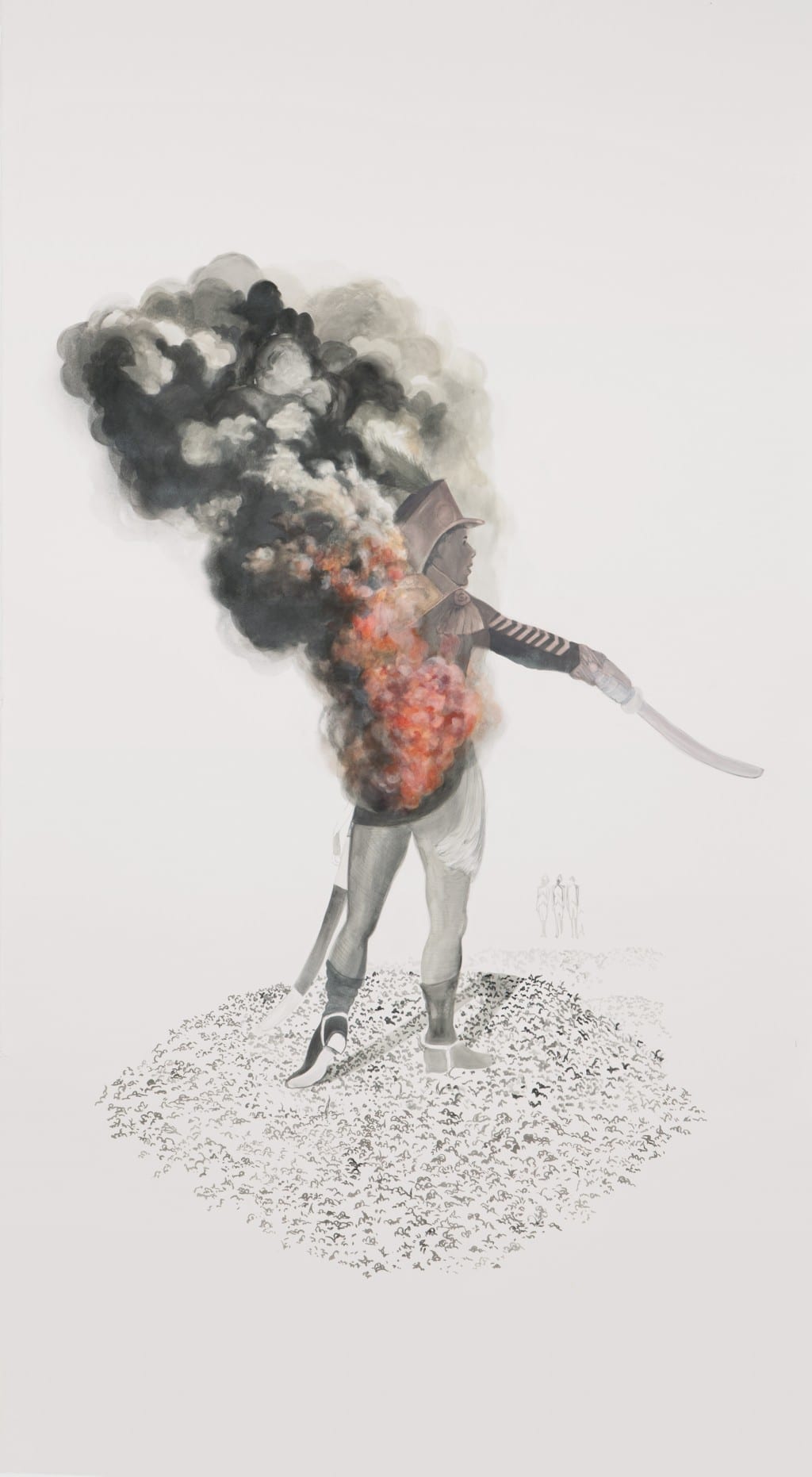 Firelei Báez. Untitled (memory like fire is radiant and immutable), 2016 // Akademie Der Kunst