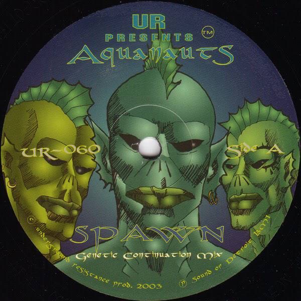 Рис. 5. Обложка 12” пластинки Aquanauts. Single Spawn, 2003. Издано Underground Resistance. 